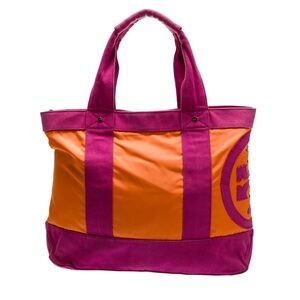 Pink and orange Tory Burch sail tote in excellent condition - new with tags.